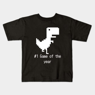 8bit Dinosaur game Kids T-Shirt